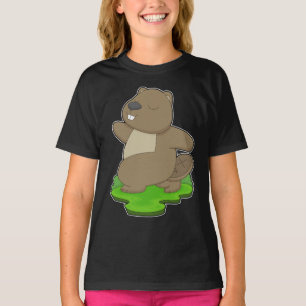 Beaver Yoga Fitness Gymnastiek T-shirt