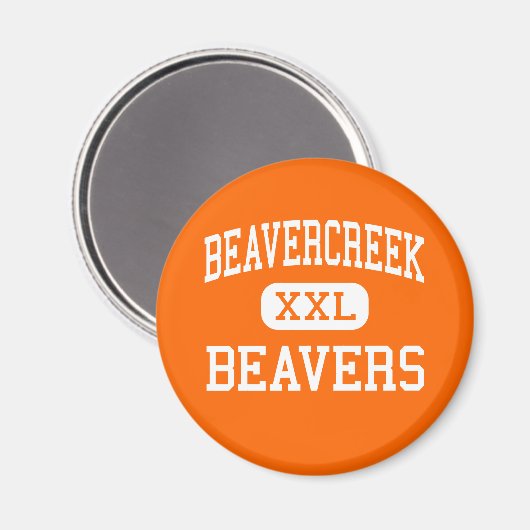 Beavercreek - Bevers - High - Beavercreek Ohio Magneet (Voorkant / Achterkant)