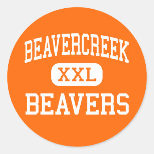 Beavercreek - Bevers - High - Beavercreek Ohio Ronde Sticker
