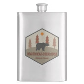 Beaverhead-Deerlodge National Forest Montana Beer Flacon (Voorkant)