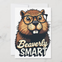 Beaverly Smart - Grappige Bever met een Grafische 