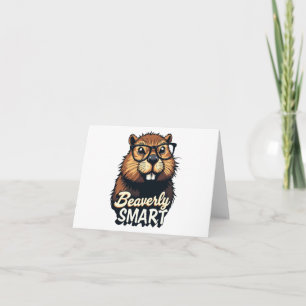 Beaverly Smart - Grappige Bever met een Grafische Kaart