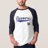 Beavers Baseball Graphic T-shirt (Voorkant)
