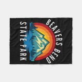 Beavers Bend State Park Oklahoma  Fleece Deken (Voorkant (Horizontaal))