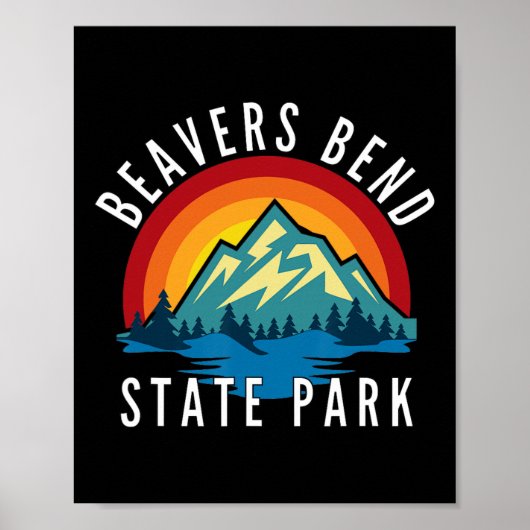 Beavers Bend State Park Oklahoma Poster (Voorkant)