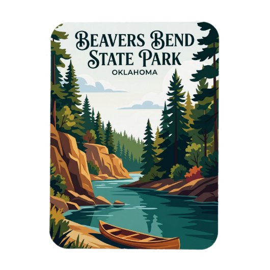 Beavers Bend State Park VS Magneet (Verticaal)