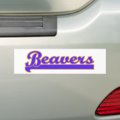 Beavers Bumpersticker (Op auto)