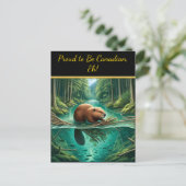 Beavers Forest Symfonie Briefkaart (Staand voorkant)