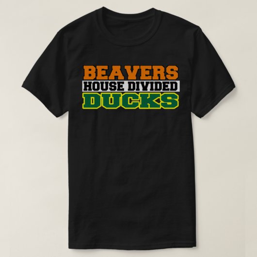 Beavers House Divided Ducks T-shirt (Design voorkant)