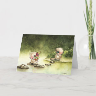 Beavers met fruit kaart