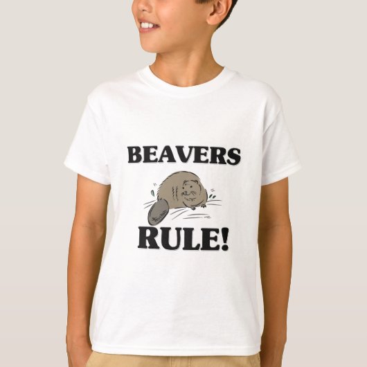 BEAVERS-regel! T-shirt (Voorkant)