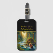 Beavers River Song Bagagelabel (Voorkant (verticaal))