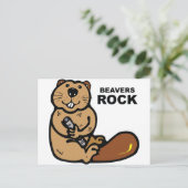 Beavers Rock Briefkaart (Staand voorkant)