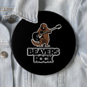 Beavers Rock Ronde Button 6,0 Cm (In situ)