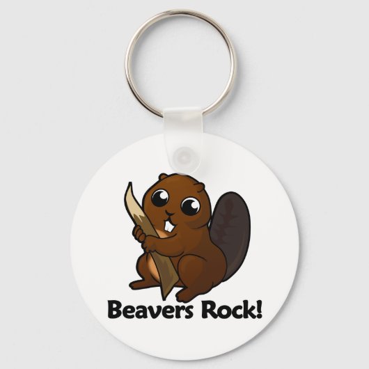 Beavers Rock! Sleutelhanger (Voorkant)