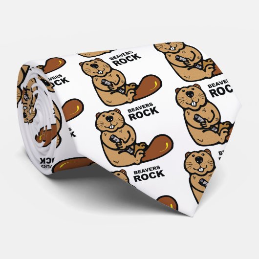 Beavers Rock Stropdas (Opgerold)
