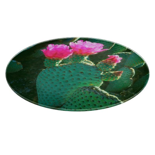 Beavertail Cactus Flowers Snijplank (Hoek)