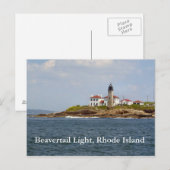 Beavertail Light, Rhode Island Briefkaart (Voorkant / Achterkant)