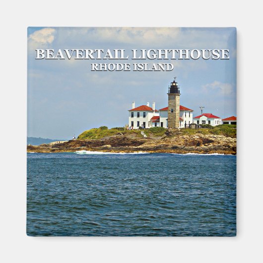 Beavertail Light, Rhode Island Magnet (Voorkant)