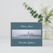 Beavertail Lighthouse Ansichtkaart Feestdagenkaart (Staand voorkant)
