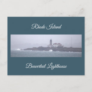 Beavertail Lighthouse Ansichtkaart Feestdagenkaart