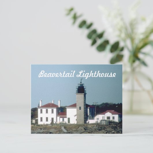 Beavertail Lighthouse Briefkaart 4 (Staand voorkant)
