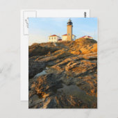 Beavertail Lighthouse Jamestown Rhode Island Briefkaart (Voorkant / Achterkant)