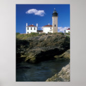 Beavertail Lighthouse Jamestown Rhode Island Poster (Voorkant)