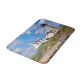 Beavertail Lighthouse, Rhode Island Bath Mat (Gekanteld)