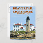 Beavertail Lighthouse, Rhode Island Briefkaart (Voorkant / Achterkant)
