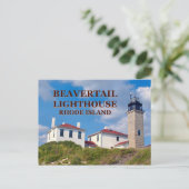Beavertail Lighthouse, Rhode Island Briefkaart (Staand voorkant)