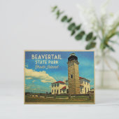Beavertail Lighthouse Rhode Island Briefkaart (Staand voorkant)