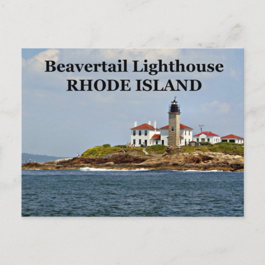 Beavertail Lighthouse, Rhode Island Briefkaart (Voorkant)