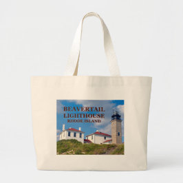 Beavertail Lighthouse, Rhode Island Canvas tas