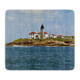 Beavertail Lighthouse Rhode Island Cutting Board Snijplank