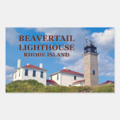 Beavertail Lighthouse, Rhode Island Stickers (Voorkant)
