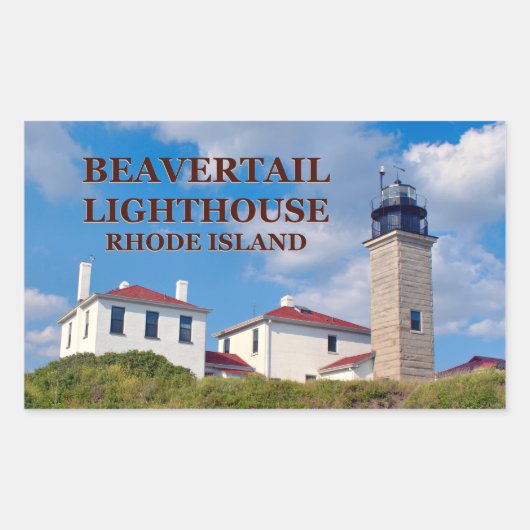 Beavertail Lighthouse, Rhode Island Stickers (Voorkant)