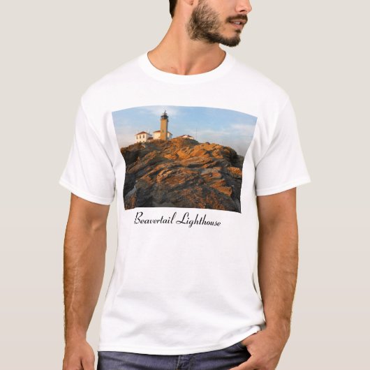 Beavertail State Park Lighthouse Jamestown T-shirt (Voorkant)