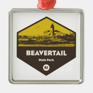 Beavertail State Park Rhode Island Metalen Ornament