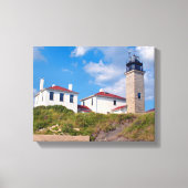 Beavertail Vuurtoren, Rhode Island Ingewikkeld Can Canvas Afdruk (Voorkant)
