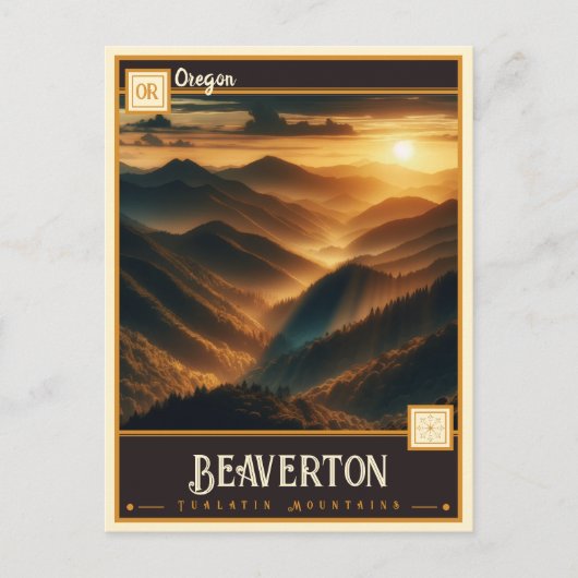Beaverton, Oregon |  Briefkaart (Voorkant)
