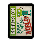 Beaverton Oregon Robot - Funny  Magneet (Verticaal)