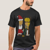 Beavis en Butt-Head kerstkostuums T-shirt (Voorkant)