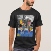 Beavis en Butt Head Lounging bij het zwembad Portr T-shirt (Voorkant)