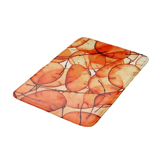 Beayful Oranje Leaf Bath Mat (Gekanteld)