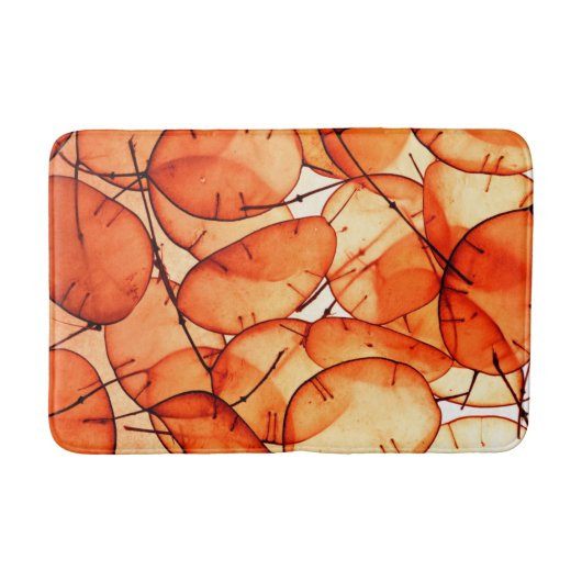 Beayful Oranje Leaf Bath Mat (Voorkant)
