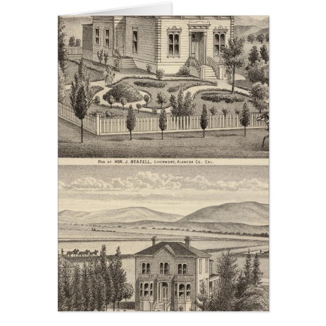 Beazell, Engelse woningen, boerderijen (Voorkant)