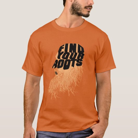 Bebaarde baard mannen citaat Bebaarde baard mannen T-shirt (Voorkant)