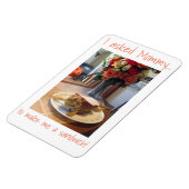 Bebaarde draak sandwich magneet (Linkerzijde)