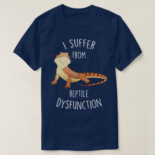 Bebaarde Dragon Reptiel Dysfunctie 2 T-shirt (Design voorkant)